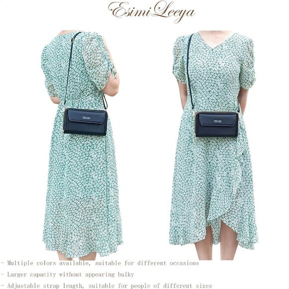 Esimileeya Compact Small Crossbody Bags for Women Trendy Clutch Handbag Purses f - Picture 3 of 7